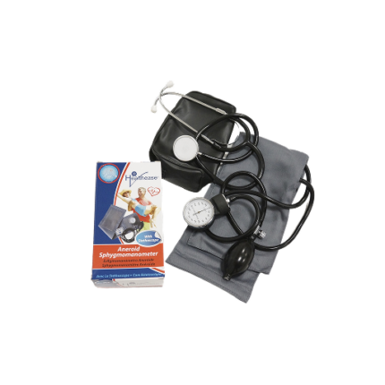 Aneroid Sphygmomanometer with Stethoscope
