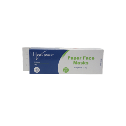 Paper Face Mask 2 ply - Ear Loop