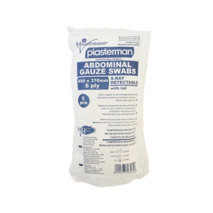Abdominal Swabs X-Ray Sterile 450x370 mm, 6ply