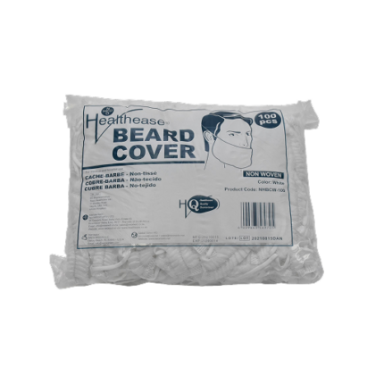Beard Cover Non Woven - White