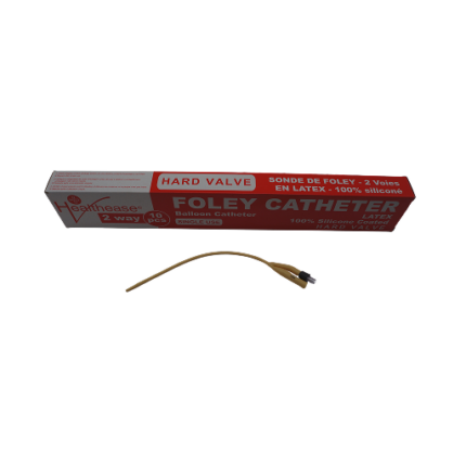 Foley Catheter Silicone Coated Two Way # 10fr