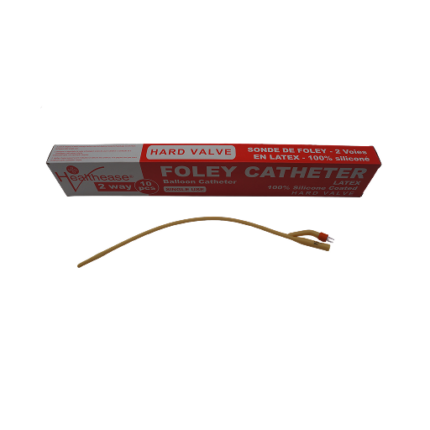 Foley Catheter Silicone Coated Two Way # 16fr
