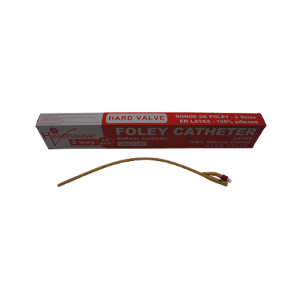Foley Catheter Silicone Coated Two Way # 18fr