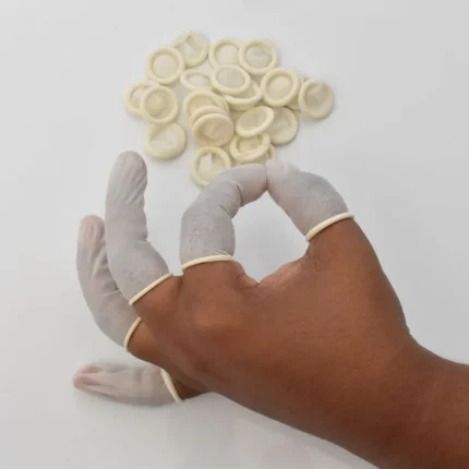 Examination Gloves Latex Finger Cots - M