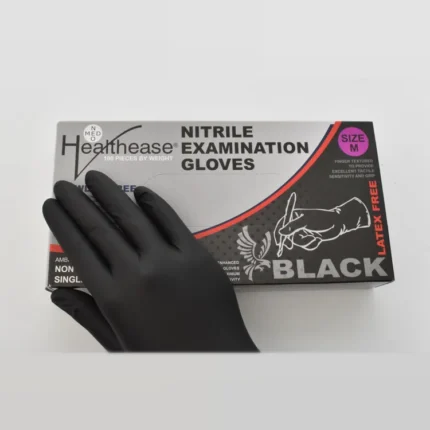 Examination Gloves Nitrile Examination Gloves Black–Latex Free&Powder Free - Xlarge